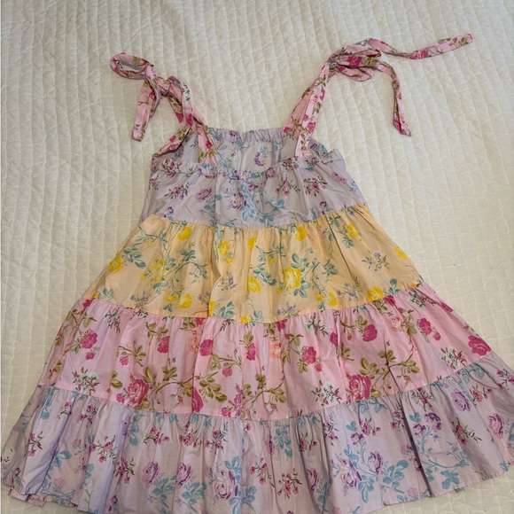 LoveShackFancy Pink Floral Dress - Picture 3 of 3